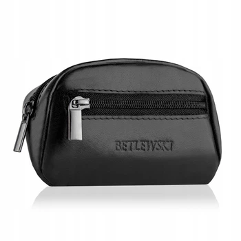 Кожаная ключница Betlewski 6 х 11 х 3,5 см BEZ-01 (1010114-BLACK)