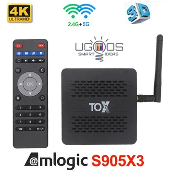Смарт ТВ Приставка TOX3 4/32GB Android 11.0 Amlogic S905X4