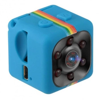 Мощная мини камера видеорегистратор SQ11 OMG Full HD Blue