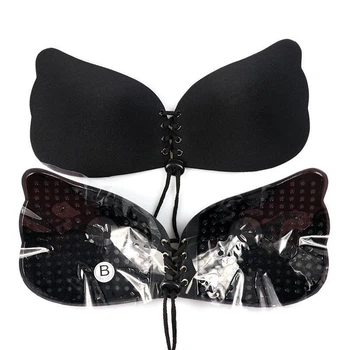 Самоклеющийся бюстгальтер невидимка Fly Bra black Размер: B