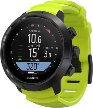 Декомпресиметр комп'ютер для занурень Suunto D-5 Wrist Dive Computer W/Usb Cable All Lime