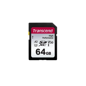 Карта памяти Transcend SDXC 64GB UHS-I U3 V30 A2 (TS64GSDC330S)