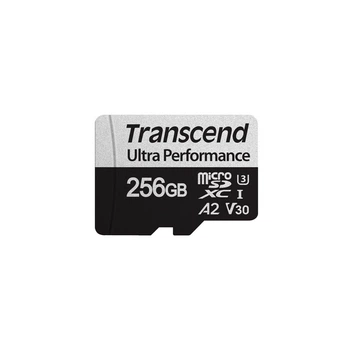 Карта памяти Transcend microSDXC 256GB UHS-I U3 V30 A2 (TS256GUSD340S) с SD-адаптером