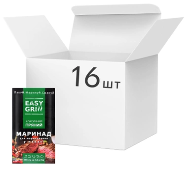 Упаковка маринада в пакете Easy Grill 5 перцев 170 г х 16 шт (4820212571541)
