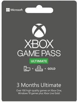 Комплект Xbox Game Pass Ultimate - 3 месяца: Game Pass Console + PC + Core + EA Play (Xbox One/Series + Windows 10/11) TRIAL для всех регионов и стран