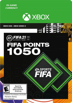 FIFA 21 - 1050 FUT Points - карта оплати для Xbox One