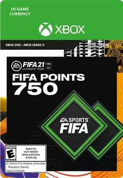 FIFA 21 - 750 FUT Points - карта оплати для Xbox One