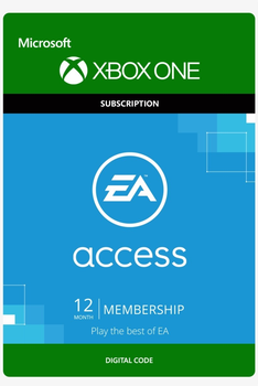 Электронный код (Подписка) EA Access - 12 месяцев Xbox One EA Play для всех регионов и стран