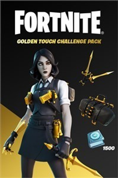 Подарочная карта оплаты Fortnite: Golden Touch Challenge Pack Фортнайт набор «Золотые руки»