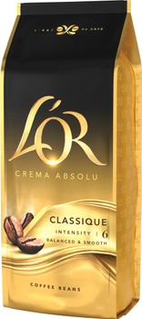 Кофе в зернах L'OR Crema Absolute Classic 1 кг (8711000400791)