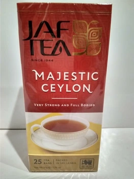 Чай чорний в пакетиках Jaf Tea Majestic Ceylon 25шт