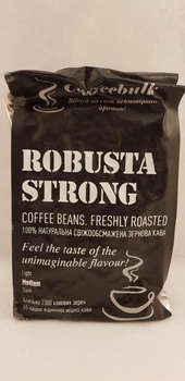 Кава в зернах Robusta Strong CoffeeBulk 1кг
