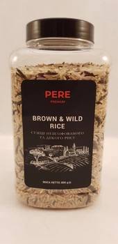 Смесь риса дикого и нешлифованого Pere 800г