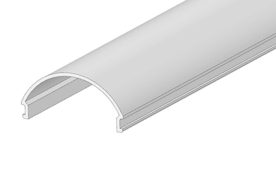 LED розсіювач радіальний матовий LED-STIL для профілю ЛСС 2м LS-311
