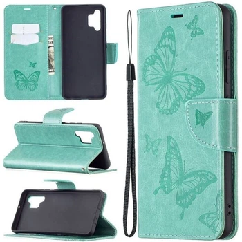 Чехол-книжка с рисунком UniCase Butterfly Pattern для Samsung Galaxy A32 (А325) - Green