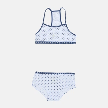 Подростковый комплект белья (топ + трусы) для девочки Lulu Castagnette Brassiere&Shorty X1 Fille 83890282-2 152-164 см Синие (3349610012360)