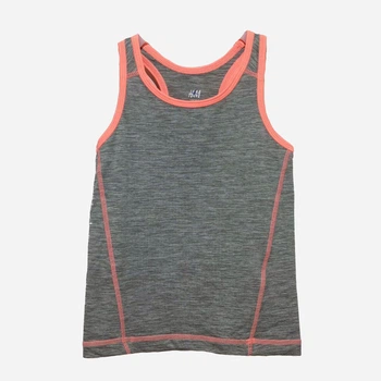 Детская майка для девочки H&M HOM92363 98-104 см Серая (Er_2000000336466)
