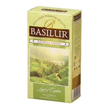 Чай зеленый Basilur Лист цейлона"Радела" пакетированный 25*1,5г
