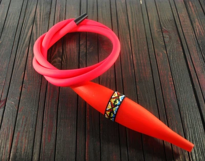 Шланг для кальяна с охладителем Ice Bazooka v2 Soft Touch Коралловый