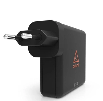 Сетевое беспроводное ЗУ + портативный аккумулятор Adonit Wireless TravelCube Black