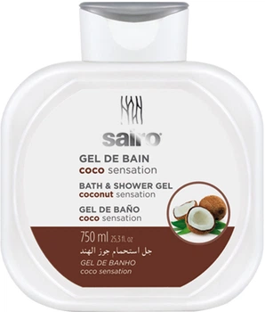 Гель для душа и ванны Sairo Bath&Shower Gel Coconut Sensation 750 мл (8433295049379)