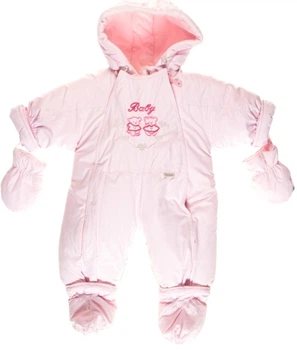 Комбинезон на синтепоне для новорожденных розовый Арт. Baby r 62-68р 2-3 месяца (2953880349517) Janmar