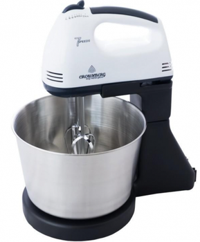 Миксер с чашей Crownberg CB-7321 белый