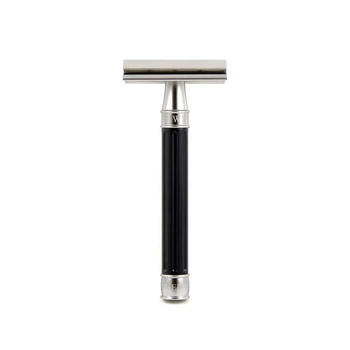 Станок для гоління Т-подібний Edwin Jagger 3ONE6 Stainless Steel Black DE Safety Razor
