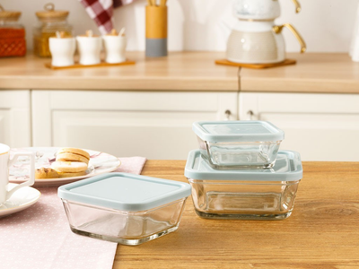 Емкость для хранения English Home Pureness 3 шт 200-380-600 мл