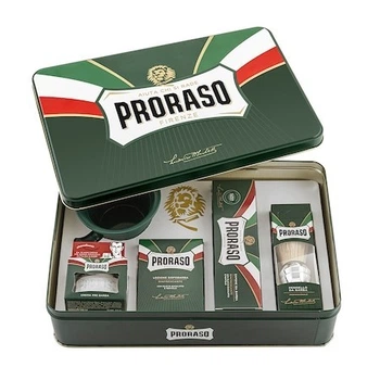Набір для гоління Proraso Classic Shaving Set (В Металевій Коробці ( 5-ть Предметів))