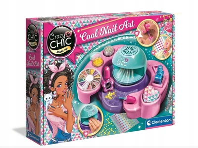 Набор игровой для маникюра Маникюрный салон Cool Nail Art Clementoni Crazy Chic (78771)
