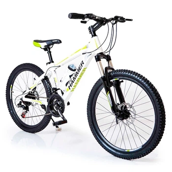 Горный Велосипед Найнер HAMMER- 27.5 Black Blue MTB Shimano Бело-Зеленый