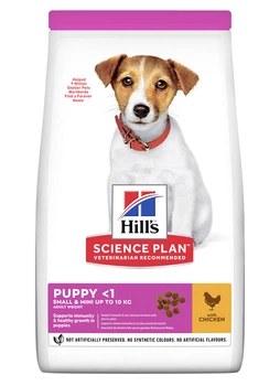 Сухой корм Hill's Science Plan Puppy Small & Miniature для щенков малых пород с курицей 1.5 кг