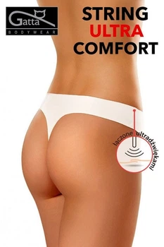Стрінги безшовні Gatta String Ultra Comfort розмір XL колір білий.