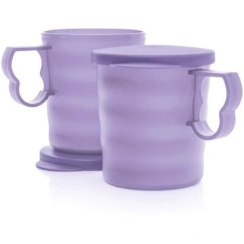 Кружки Tupperware Очарование 350 мл 2 шт сиреневые