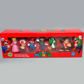 Набор фигурок Марио Funko Mario Box 6 шт