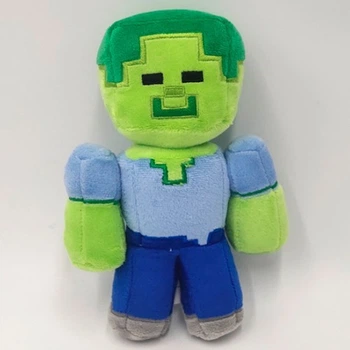 Плюшевая игрушка Ребенок Зомби из Майнкрафт Mojang Minecraft Baby Zombie 16 см