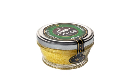Ікра зерниста осетрових золота ROYAL CAVIAR - «PREMIUM» 100 г