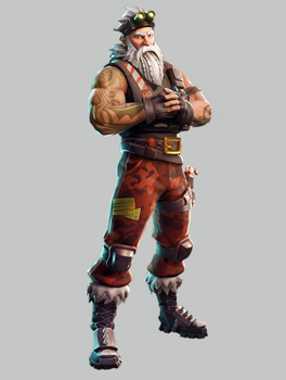 Наклейка для інтер'єру Фортнайт дитяча, стікер Fortnite 70 х 25 см Sgt. Winter Генерал Мороз Oracal (L-3)