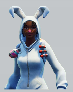 Наклейка для інтер'єру Фортнайт дитяча, стікер Fortnite 70 х 54 см Bunny Brawler Oracal (L-13)