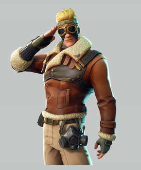 Наклейка для інтер'єру дитяча, стікер Fortnite 70 х 49 см Cloudbreaker Oracal (L-1)
