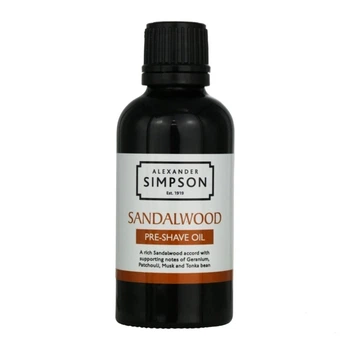 Олія до гоління Alexander Simpson Sandalwood Pre-Shave Oil 50 мл