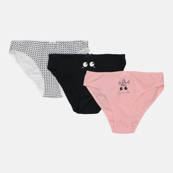 Трусики-слип Fashion Lady Sli Slip F 12890281-1 L Чёрный/Белый/Розовый (3349610016276)