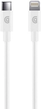 Кабель Griffin USB-C to Lightning Cable 1.2 м White (GP-066-WHT)