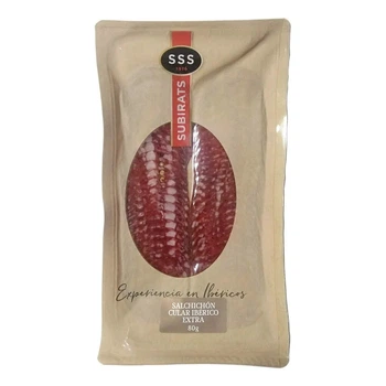 Салями Salchichon Cular Iberico Extra Loncheado, 80г