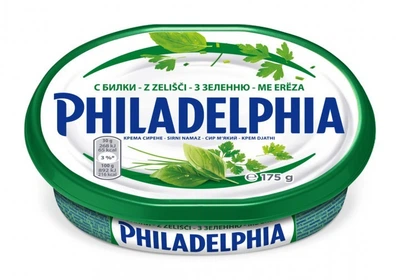 Сир Philadelphia зелень, 175г