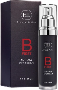 Крем для мужчин Holy Land B First Anti Age Eye Cream для кожи вокруг глаз 30 мл (7290101323952)