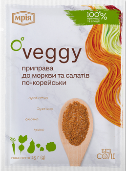 Упаковка приправи Мрія до моркви та салатів по-корейськи 25 г х 24 шт. (4820154833806)