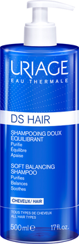 Шампунь мягкий балансирующий Uriage DS Hair Soft Balancing Shampoo против перхоти 500 мл (3661434011962)
