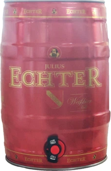 Пиво Wurzburger Hofbrau Julius Echter Weissbier світле нефільтроване 5.4% 5 л (4047900010414)